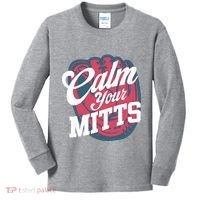Calm Your Mitts Kids Long Sleeve Shirt thumb 0
