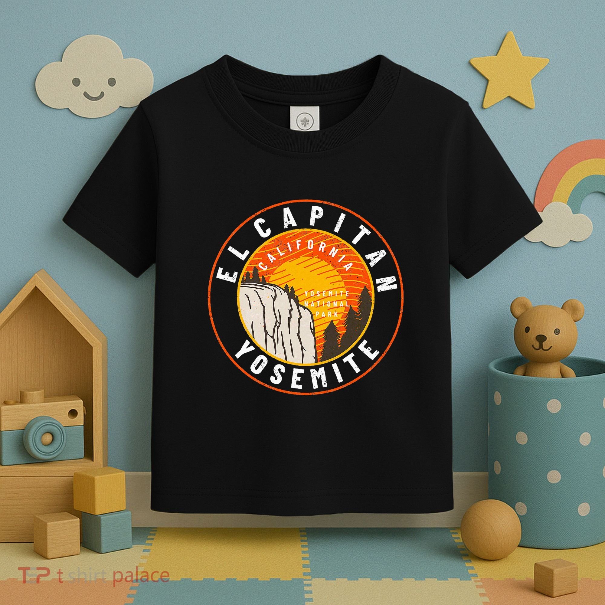 California Yosemite National Park El Capitan Toddler T-Shirt