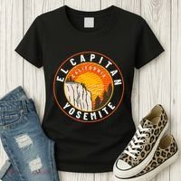 California Yosemite National Park El Capitan Women's T-Shirt thumb 3