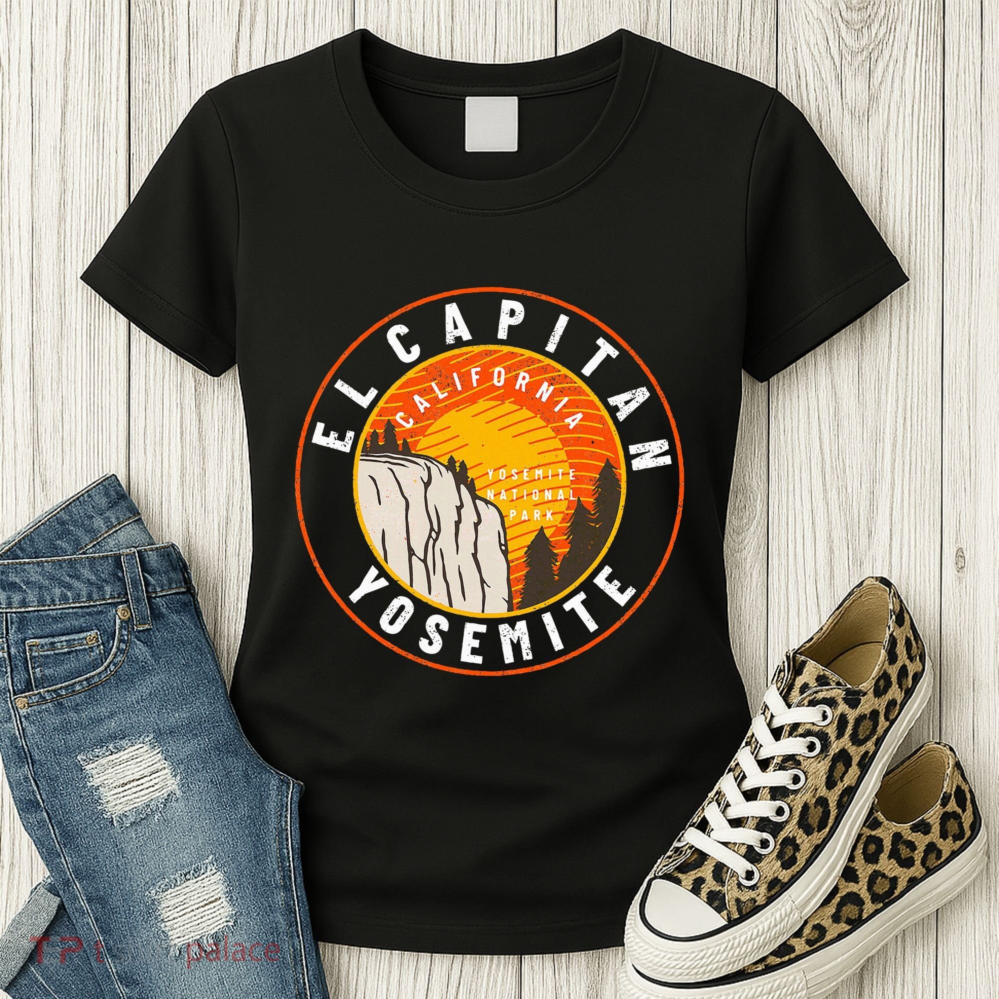 California Yosemite National Park El Capitan Women's T-Shirt