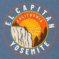 California Yosemite National Park El Capitan Comfort Colors Garment-Dyed Hooded Sweatshirt thumb 2