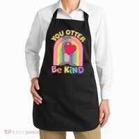 Cute You Otter Be Kind Apron thumb 2