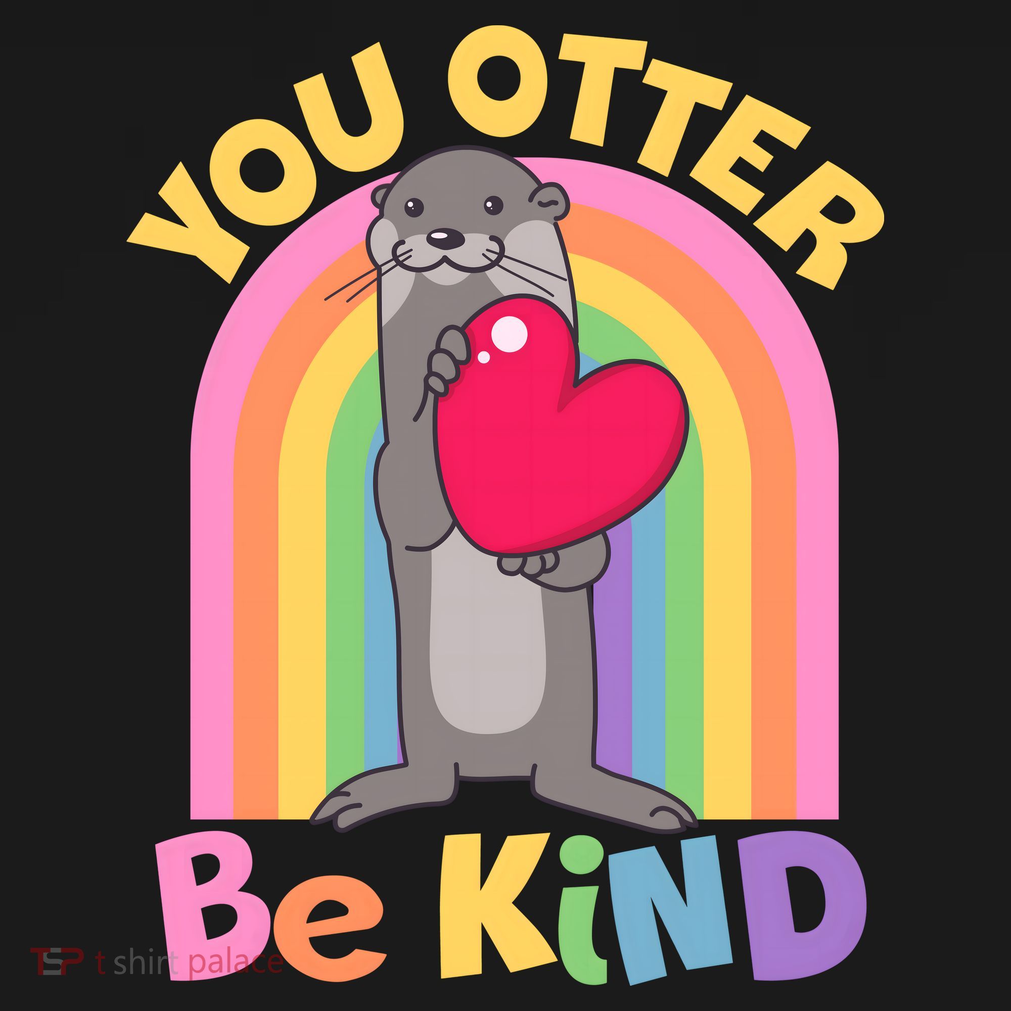 Cute You Otter Be Kind Apron