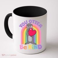 Cute You Otter Be Kind Coffee Mug thumb 0