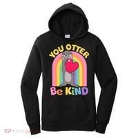 Cute You Otter Be Kind Women's Hoodie thumb 0