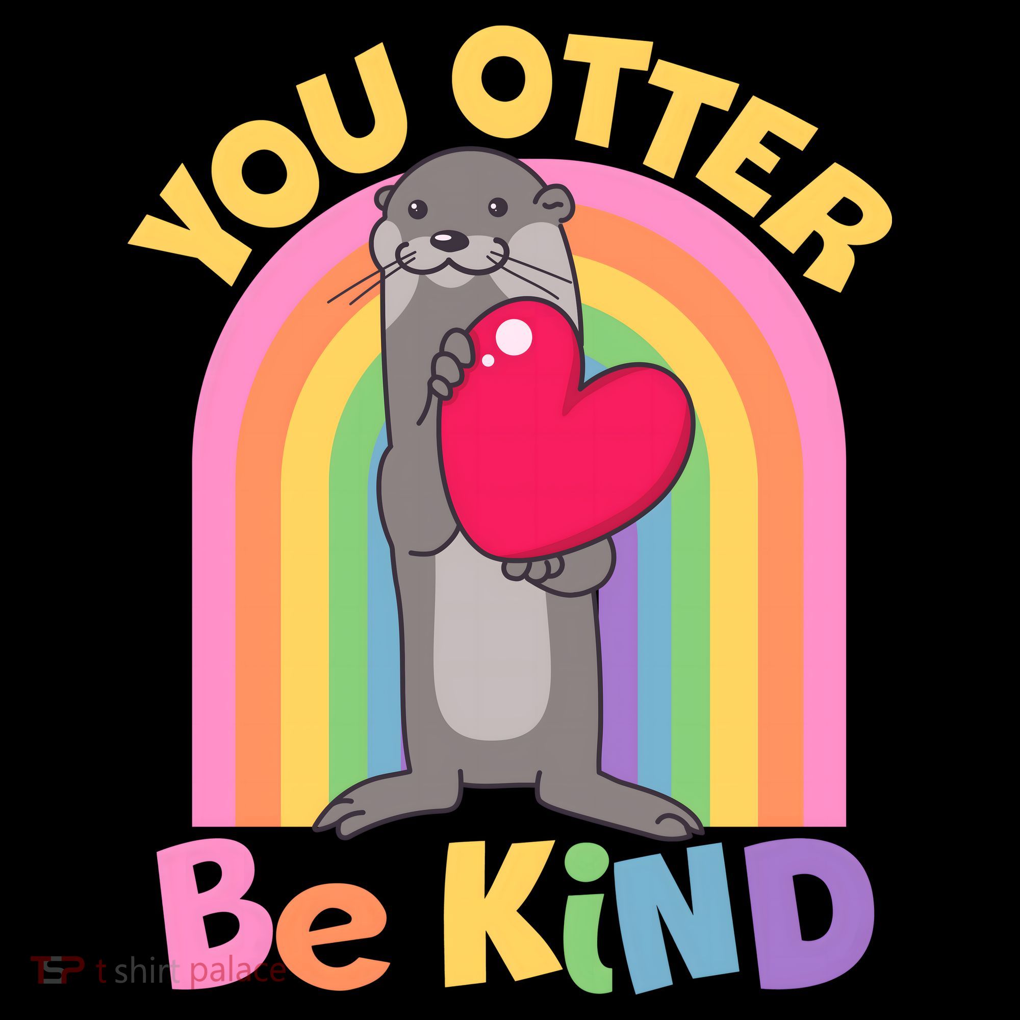 Cute You Otter Be Kind Women's Hoodie