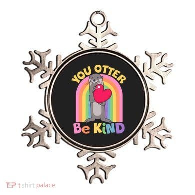 Cute You Otter Be Kind Ornament