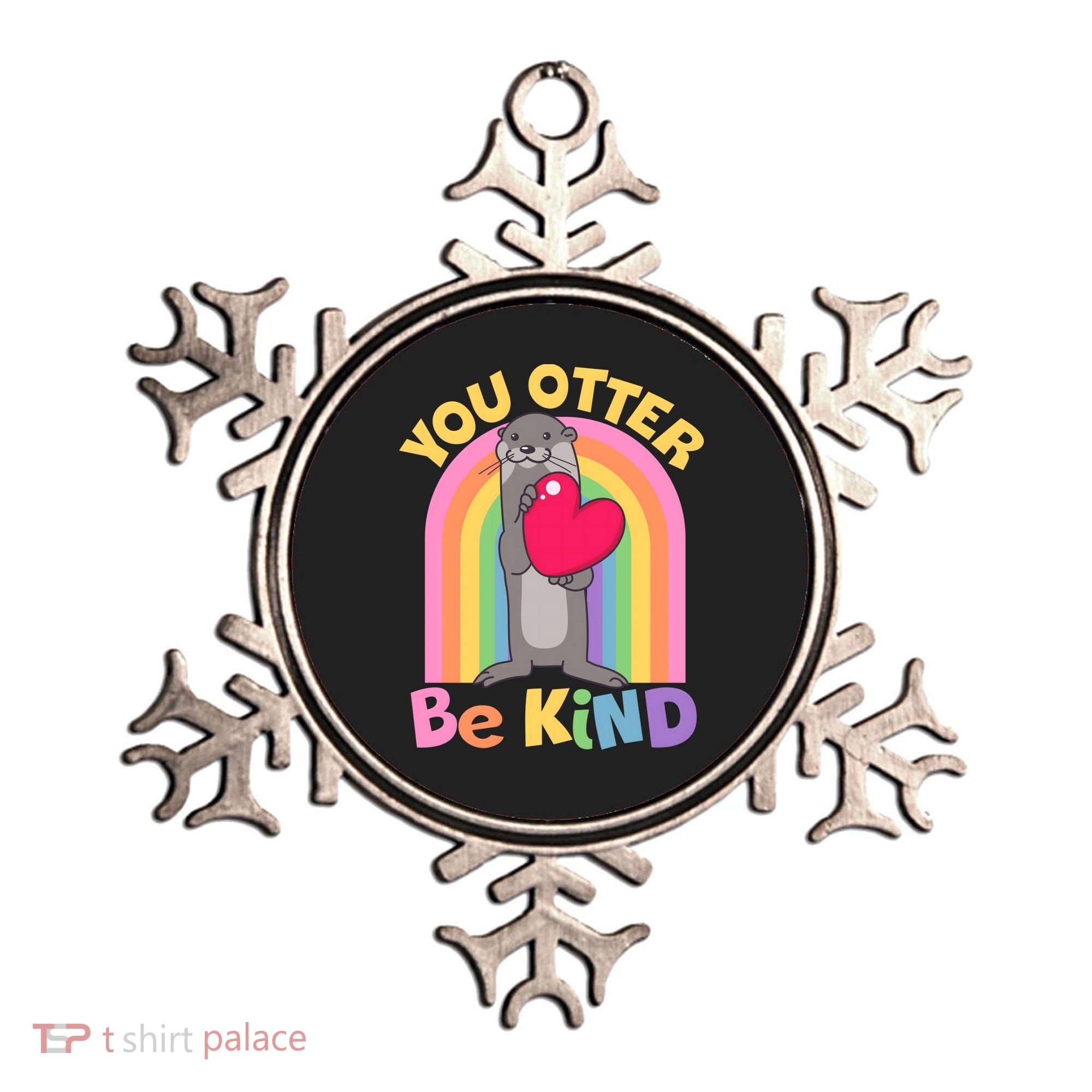 Cute You Otter Be Kind Ornament