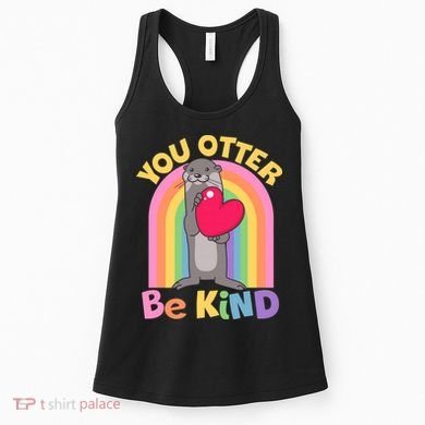 Cute You Otter Be Kind Women's Tank Top