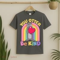 Cute You Otter Be Kind T-Shirt thumb 2