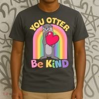 Cute You Otter Be Kind T-Shirt thumb 3