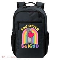 Cute You Otter Be Kind Backpack thumb 0