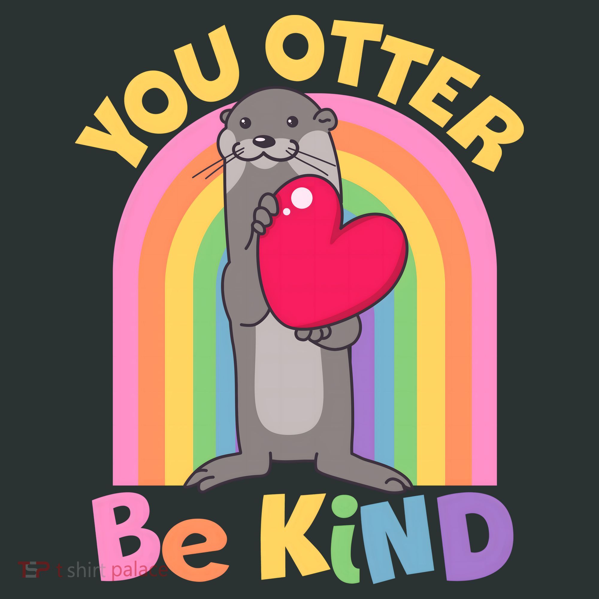 Cute You Otter Be Kind Mousepad