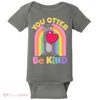 Cute You Otter Be Kind Baby Bodysuit thumb 0
