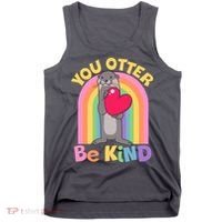 Cute You Otter Be Kind Tank Top thumb 0