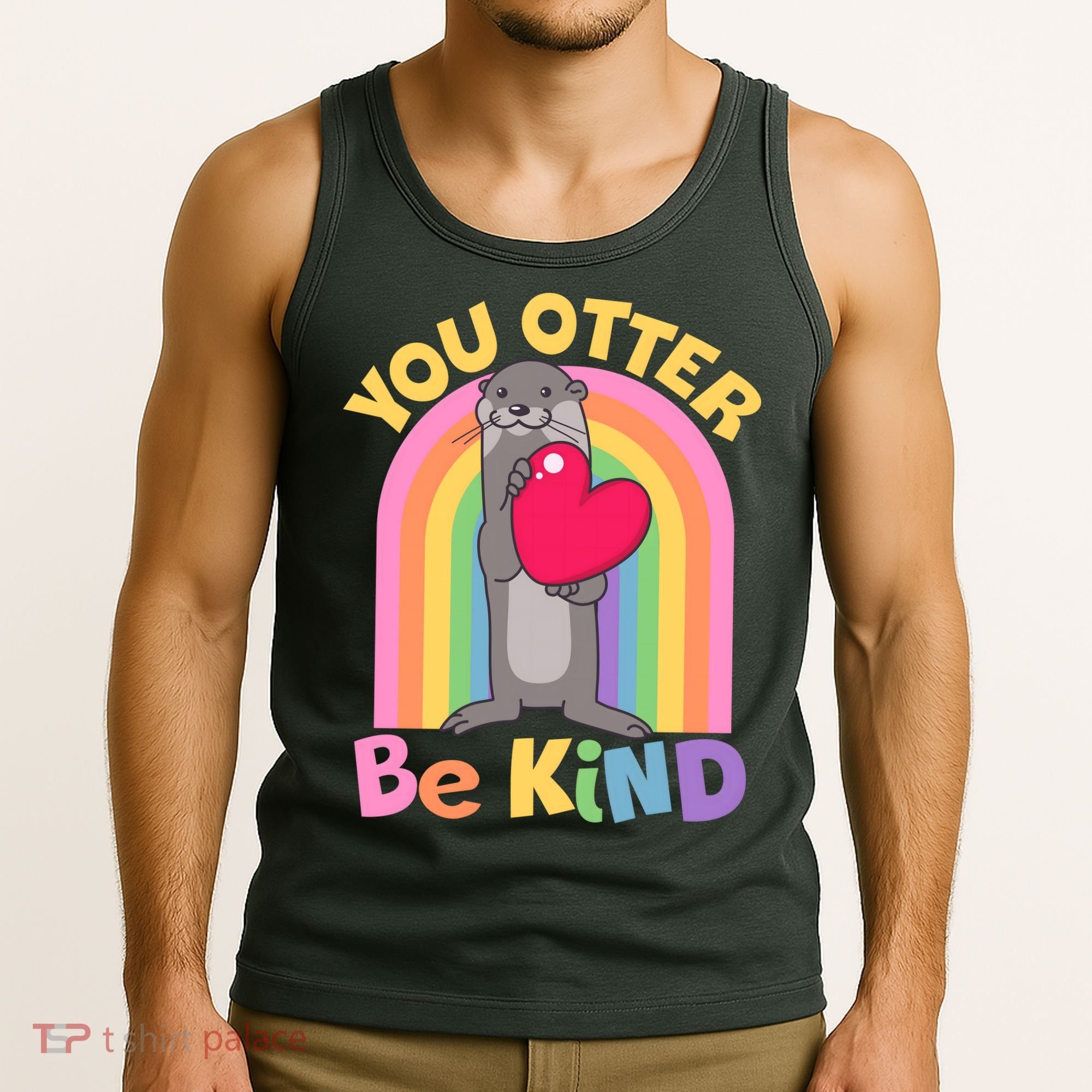 Cute You Otter Be Kind Tank Top