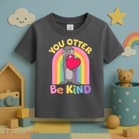 Cute You Otter Be Kind Toddler T-Shirt thumb 3