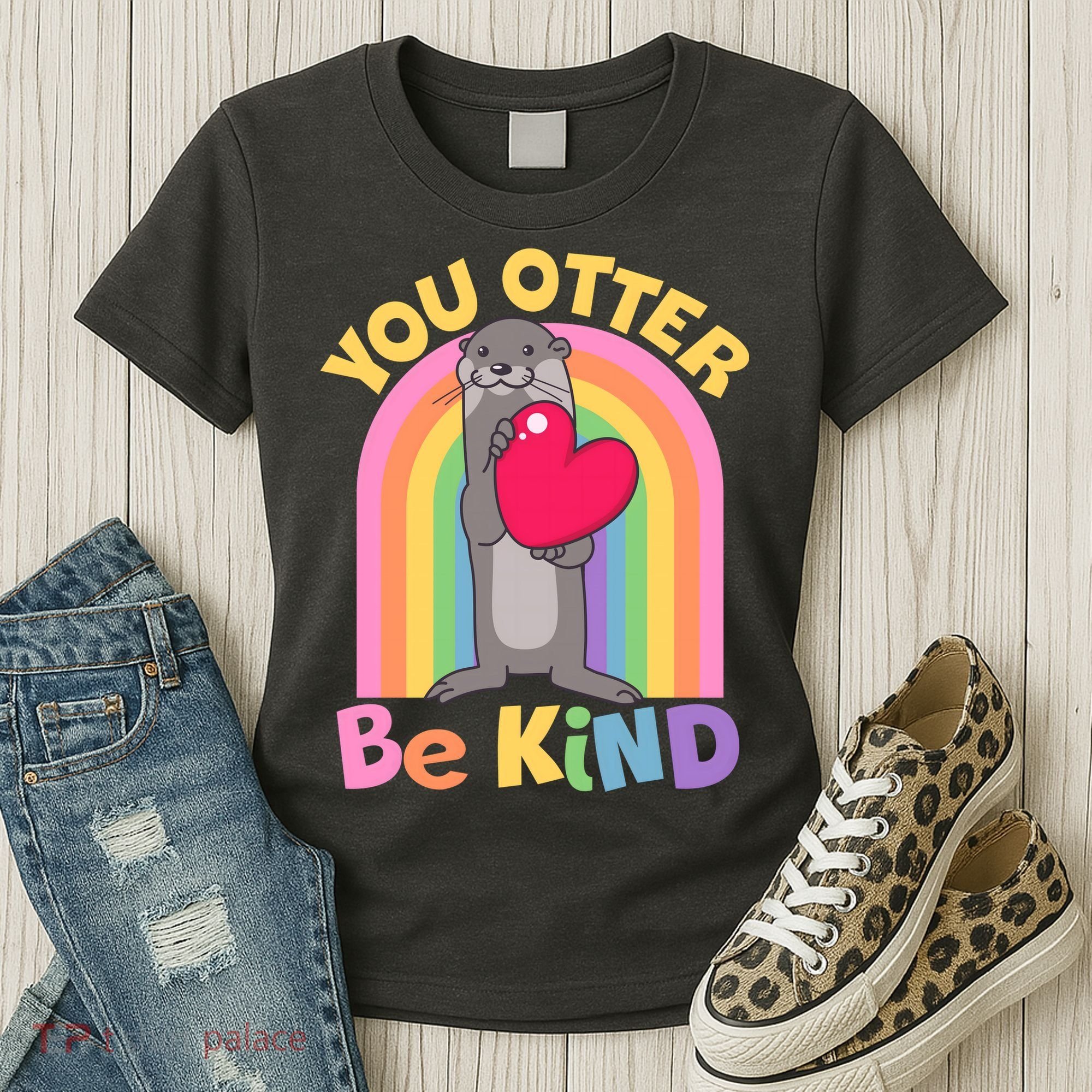 Cute You Otter Be Kind Women's T-Shirt
