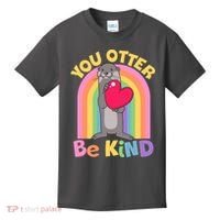 Cute You Otter Be Kind Kids T-Shirt thumb 0