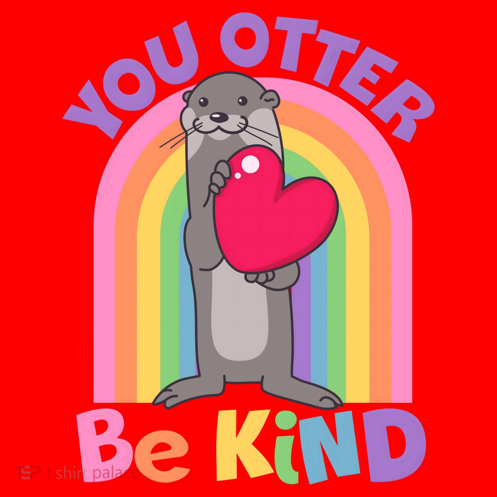 Cute You Otter Be Kind Santa Hat