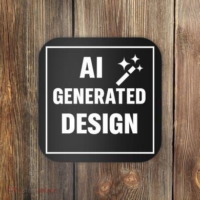 Create Your Own Custom AI Generated Personalized Design Coaster