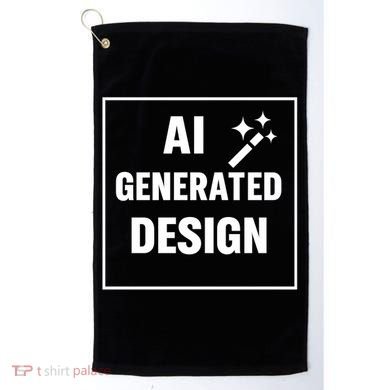 Create Your Own Custom AI Generated Personalized Design Golf Towel