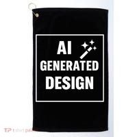 Create Your Own Custom AI Generated Personalized Design Golf Towel thumb 0
