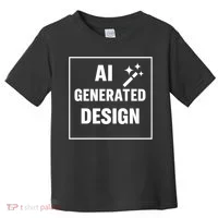 Create Your Own Custom AI Generated Personalized Design Toddler T-Shirt thumb 0