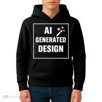 Create Your Own Custom AI Generated Personalized Design Kids Hoodie thumb 4