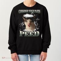 Consider Your Pants Peed Funny Freak Cat Meme Humor Saying Women's Sweatshirt thumb 0