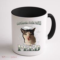 Consider Your Pants Peed Funny Freak Cat Meme Humor Saying Coffee Mug thumb 1