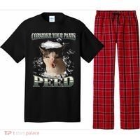 Consider Your Pants Peed Funny Freak Cat Meme Humor Saying Pajama Set thumb 0