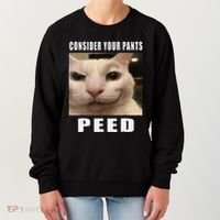 Consider Your Pants Peed Cat Funny Women's Sweatshirt thumb 0