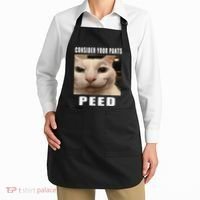Consider Your Pants Peed Cat Funny Apron thumb 2