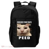 Consider Your Pants Peed Cat Funny Backpack thumb 0