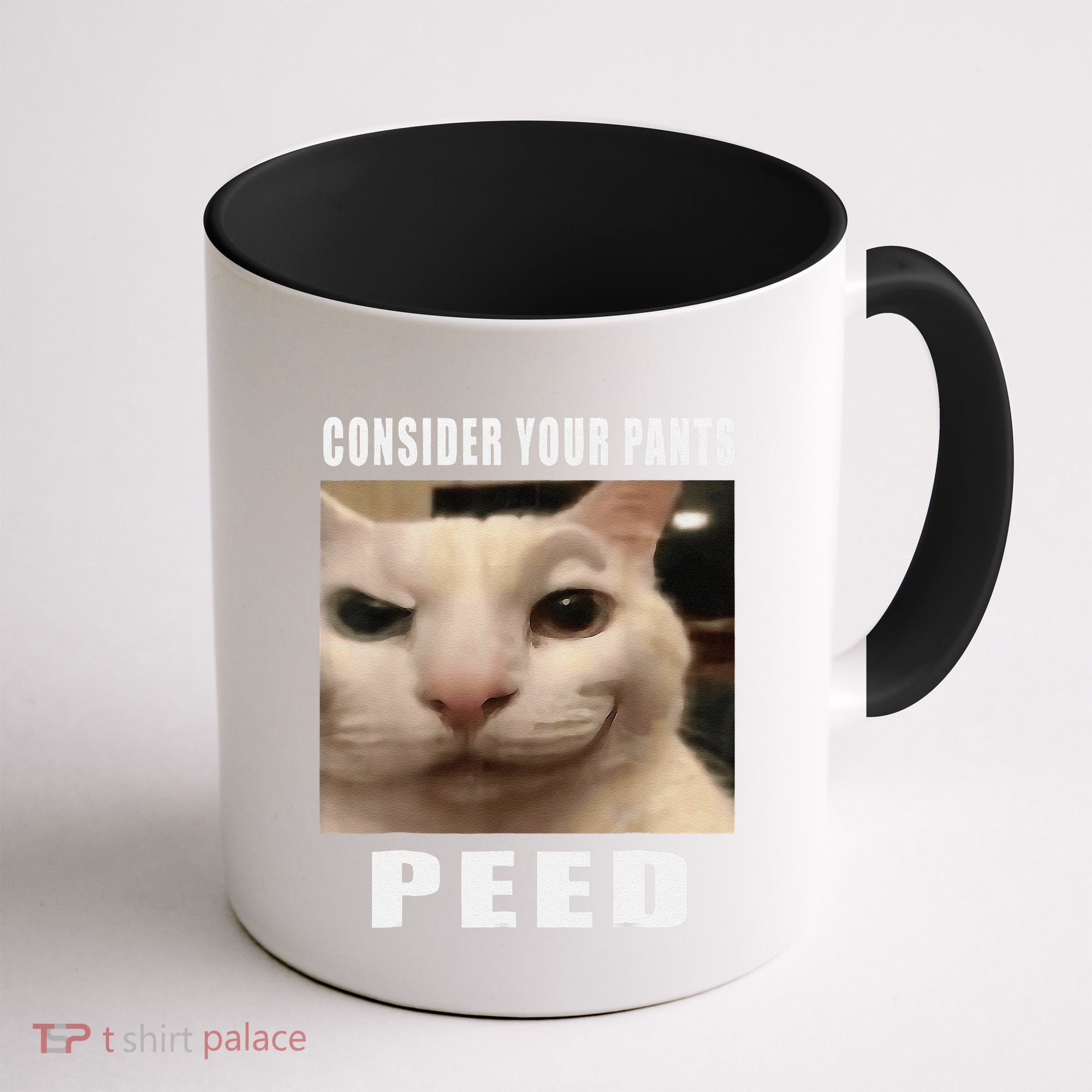 Consider Your Pants Peed Cat Funny Coffee Mug