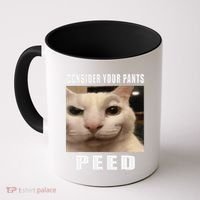 Consider Your Pants Peed Cat Funny Coffee Mug thumb 0