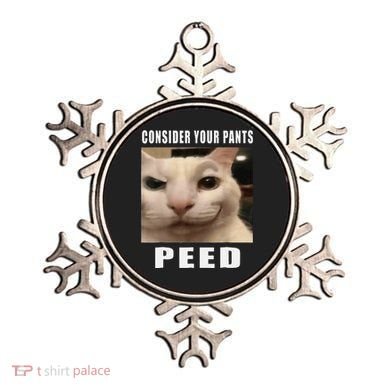 Consider Your Pants Peed Cat Funny Ornament