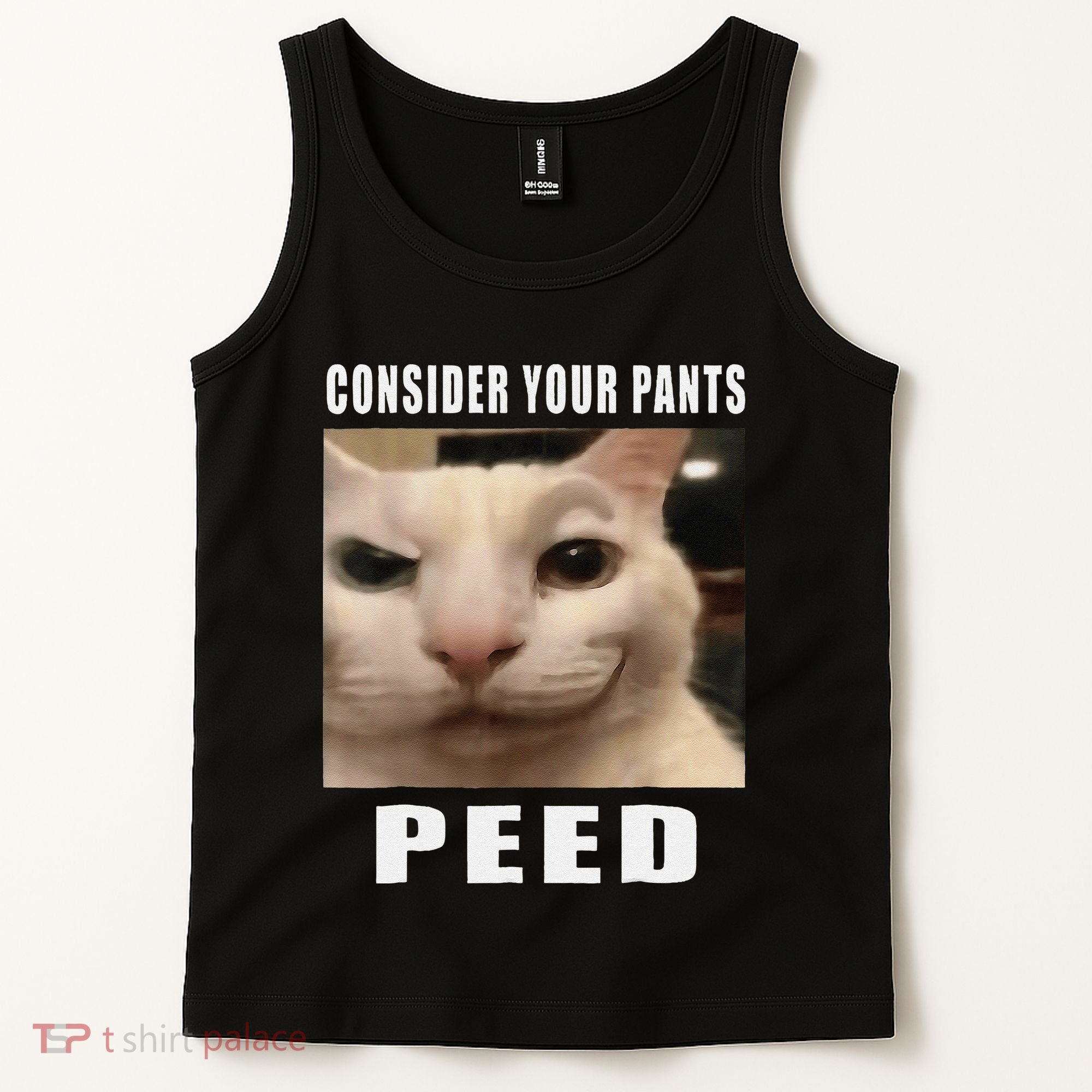 Consider Your Pants Peed Cat Funny Tank Top