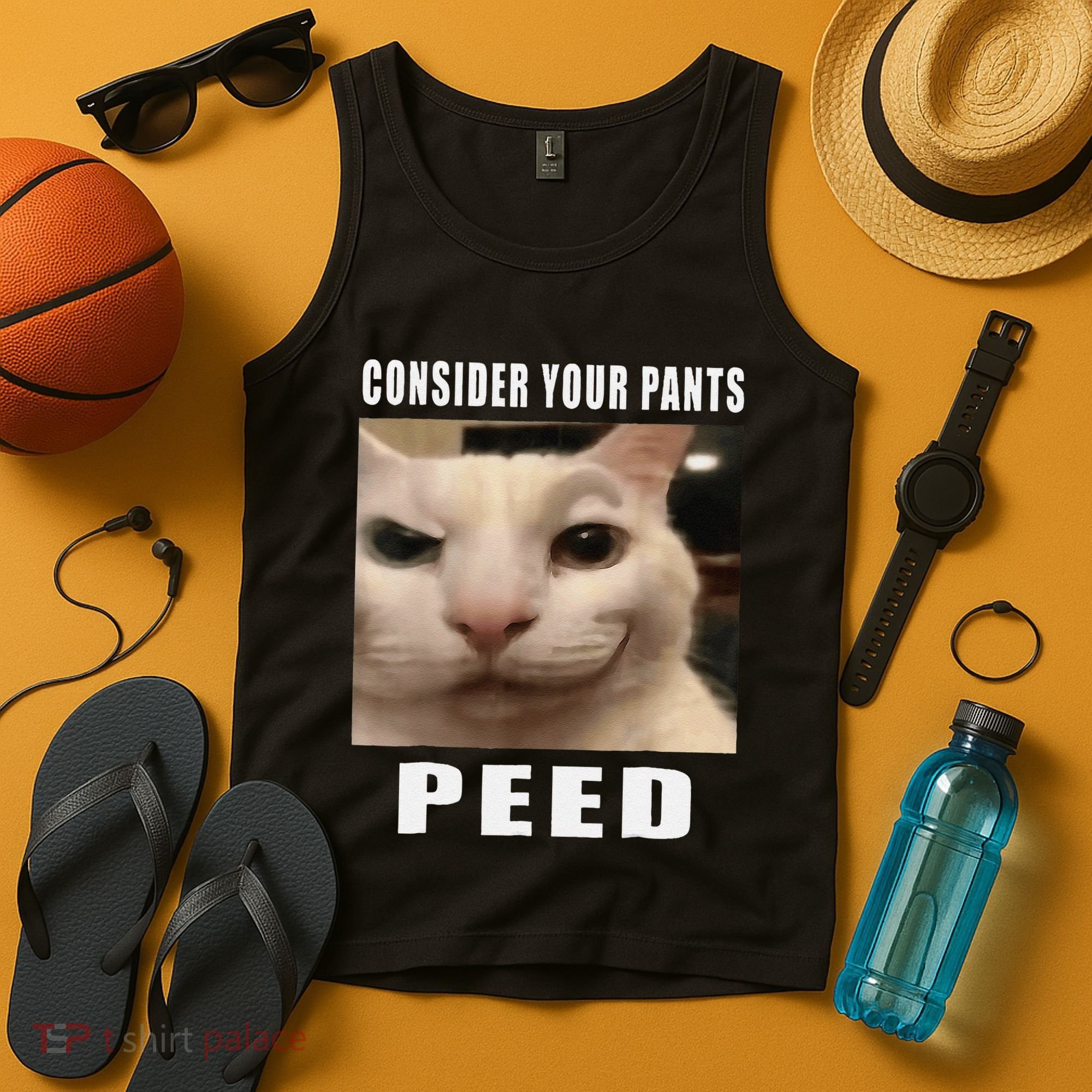 Consider Your Pants Peed Cat Funny Tank Top