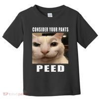 Consider Your Pants Peed Cat Funny Toddler T-Shirt thumb 0