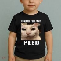 Consider Your Pants Peed Cat Funny Toddler T-Shirt thumb 2