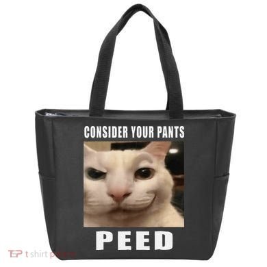 Consider Your Pants Peed Cat Funny Tote Bag
