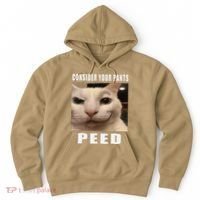 Consider Your Pants Peed Cat Funny Hoodie thumb 0