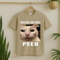 Consider Your Pants Peed Cat Funny T-Shirt thumb 2