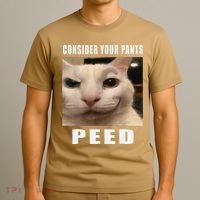Consider Your Pants Peed Cat Funny T-Shirt thumb 3
