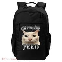 Consider Your Pants Peed Silly Cat Meme Backpack thumb 0