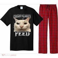Consider Your Pants Peed Silly Cat Meme Pajama Set thumb 0