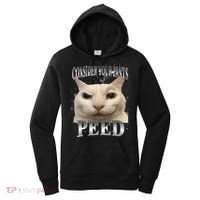 Consider Your Pants Peed Silly Cat Meme Women's Hoodie thumb 0