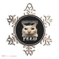 Consider Your Pants Peed Silly Cat Meme Ornament thumb 0